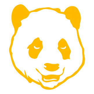 Sexy Panda Decal (Yellow)